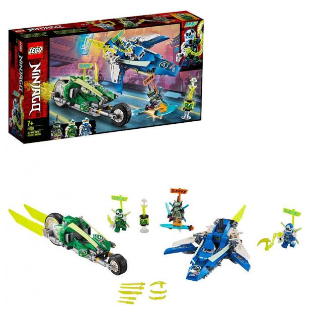 

Конструктор LEGO Ninjago 71709 Скоростные машины Джея и Ллойда