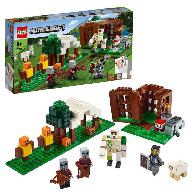 

Конструктор LEGO Minecraft Аванпост разбойников 21159