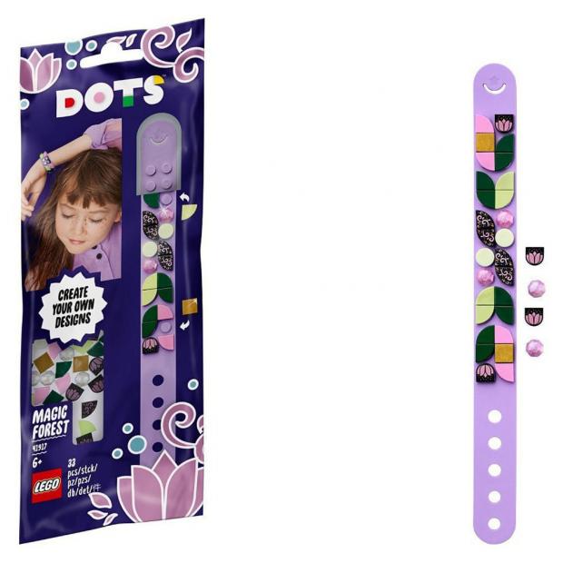 

Конструктор LEGO DOTS 41917 Браслет «Волшебный лес»