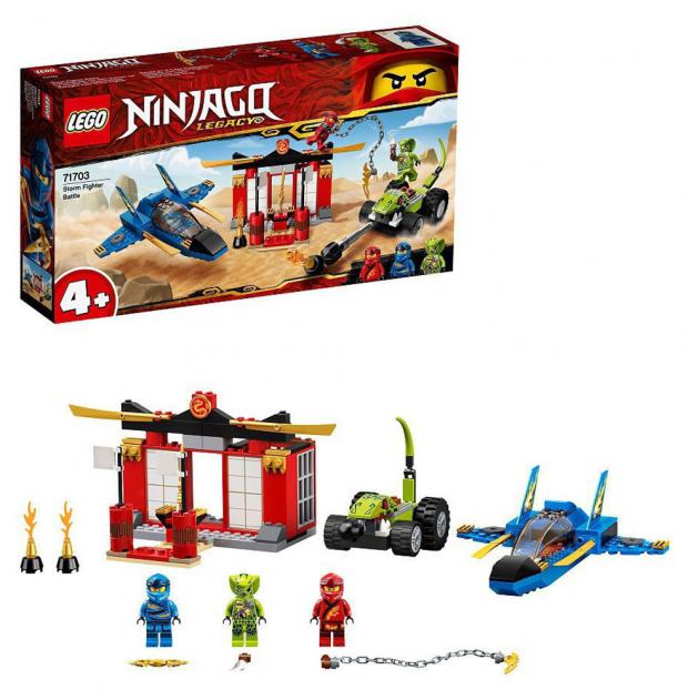 

Конструктор LEGO Ninjago Бой на штормовом истребителе 71703