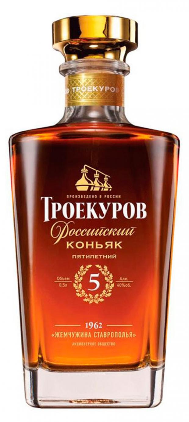 

Коньяк «Троекуров» пятилетний Россия, 0,5 л