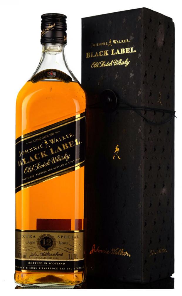 

Виски Johnnie Walker Black Label в подарочной упаковке Шотландия, 1 л