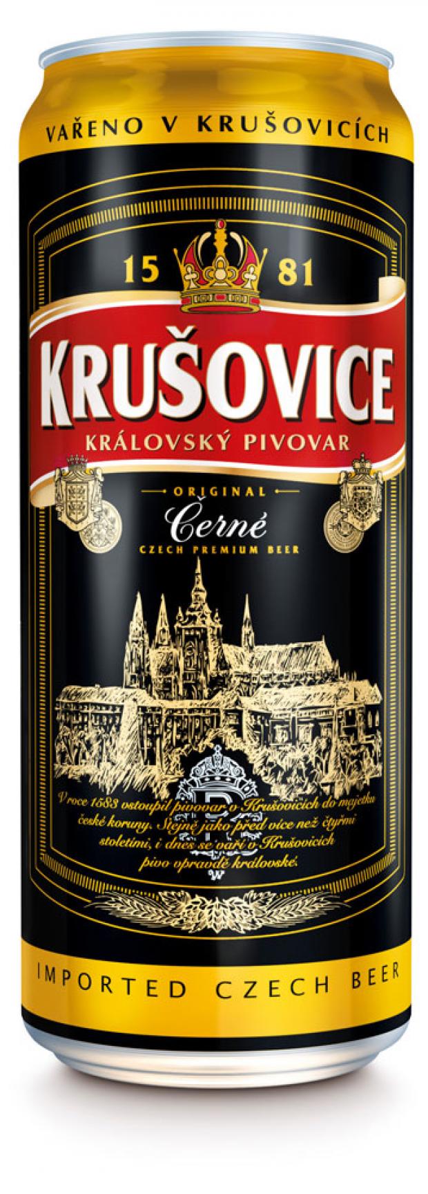 

Пиво Krusovice Cernel темное фильтрованное 3,8%, 500 мл