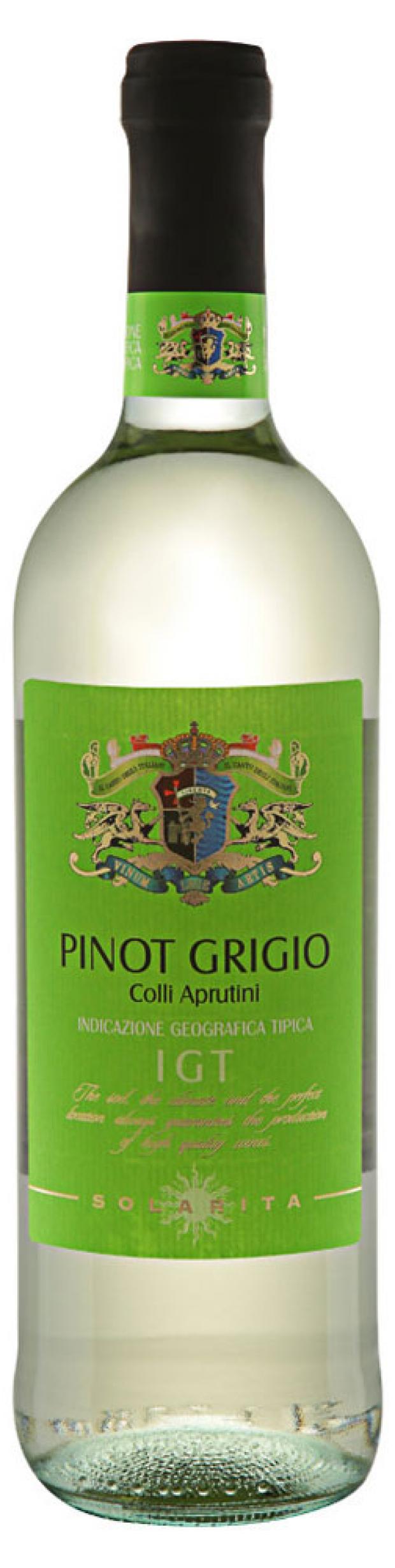 

Вино SOLARITA Pinot Grigio белое сухое Италия, 0,75 л
