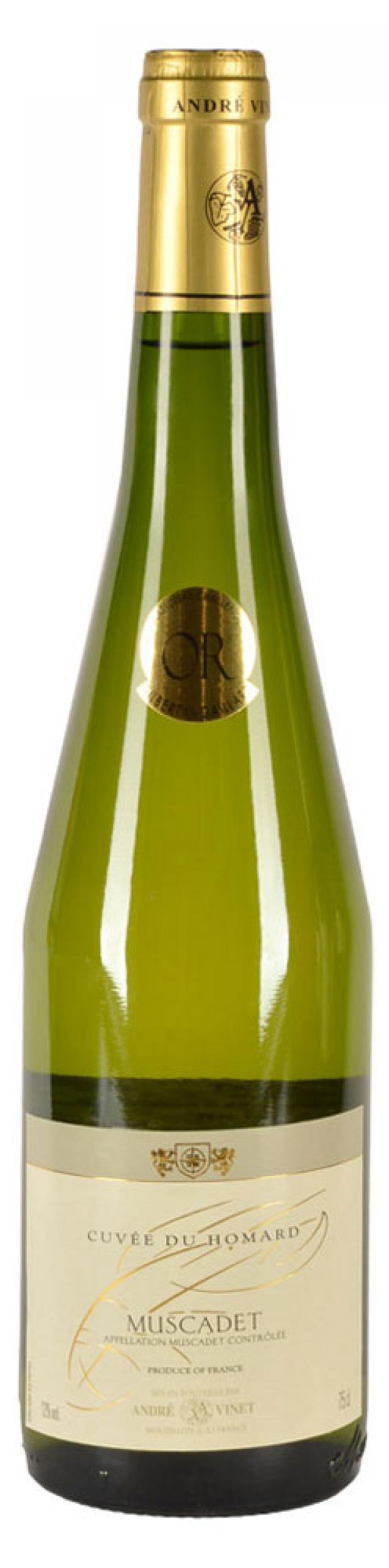 

Вино CUVEE DU HOMARD Muscadet белое сухое Франция, 0,75 л
