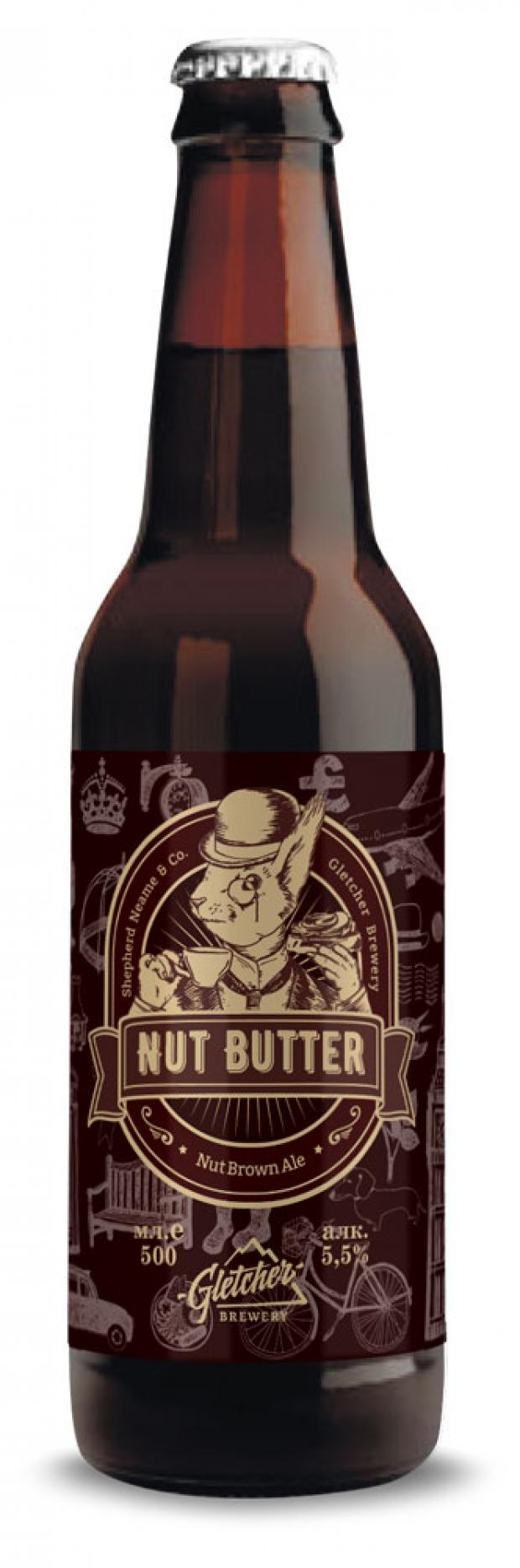 Пиво безалкогольное Nut Butter темное фильтрованное 500 мл 140₽