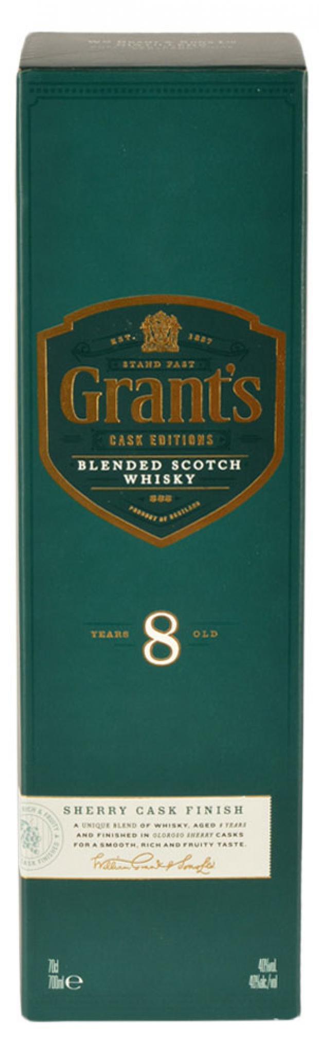 

Виски Grant's Sherry Cask Finish в подарочной упаковке Великобритания, 0,7 л