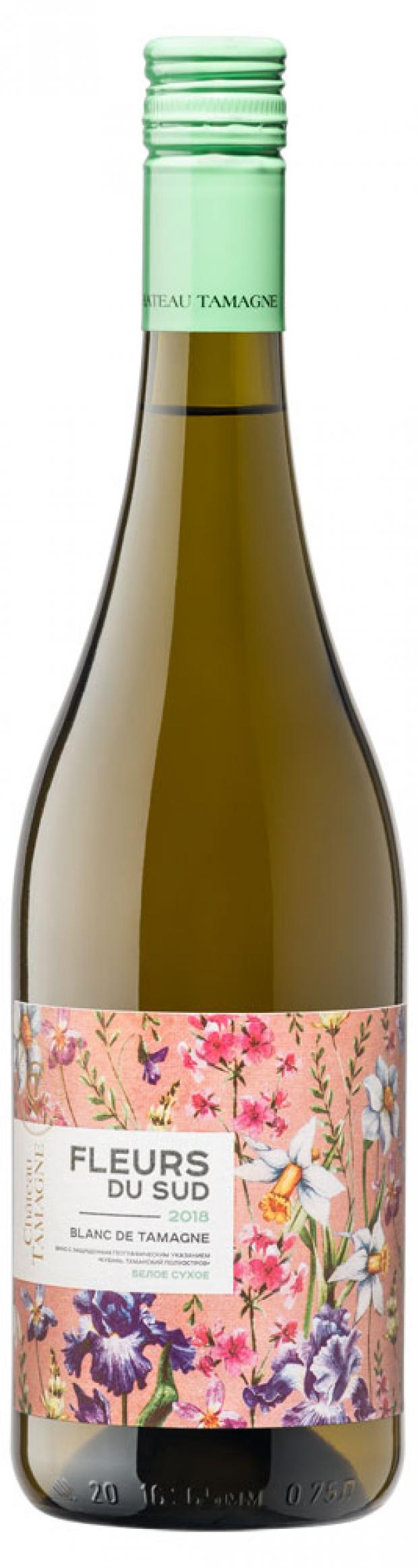 

Вино Chateau TAMAGNE Fleurs du sud Blanc de Tamagne белое сухое Россия, 0,75 л