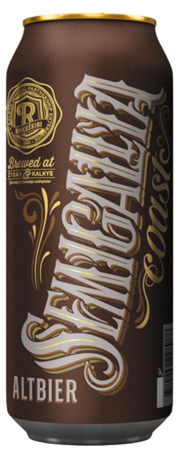 

Пиво Semigallia Coast Altbier светлое фильтрованное 5,4%, 500 мл