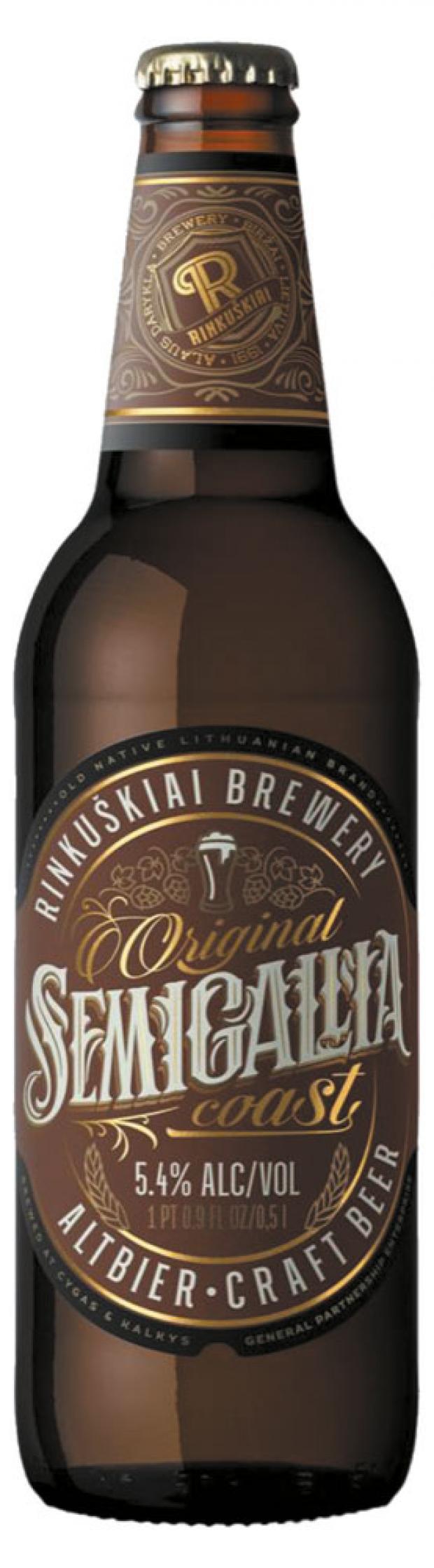 

Пиво Semigallia Coast Altbier светлое фильтрованное 5,4%, 500 мл