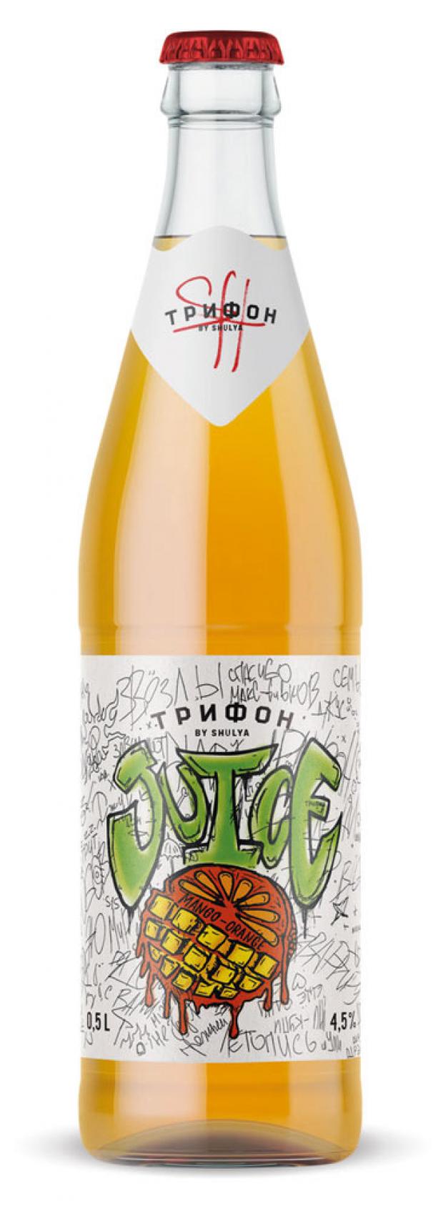 

Пивной напиток «Трифон» Juice светлый нефильтрованный 4,5%, 500 мл