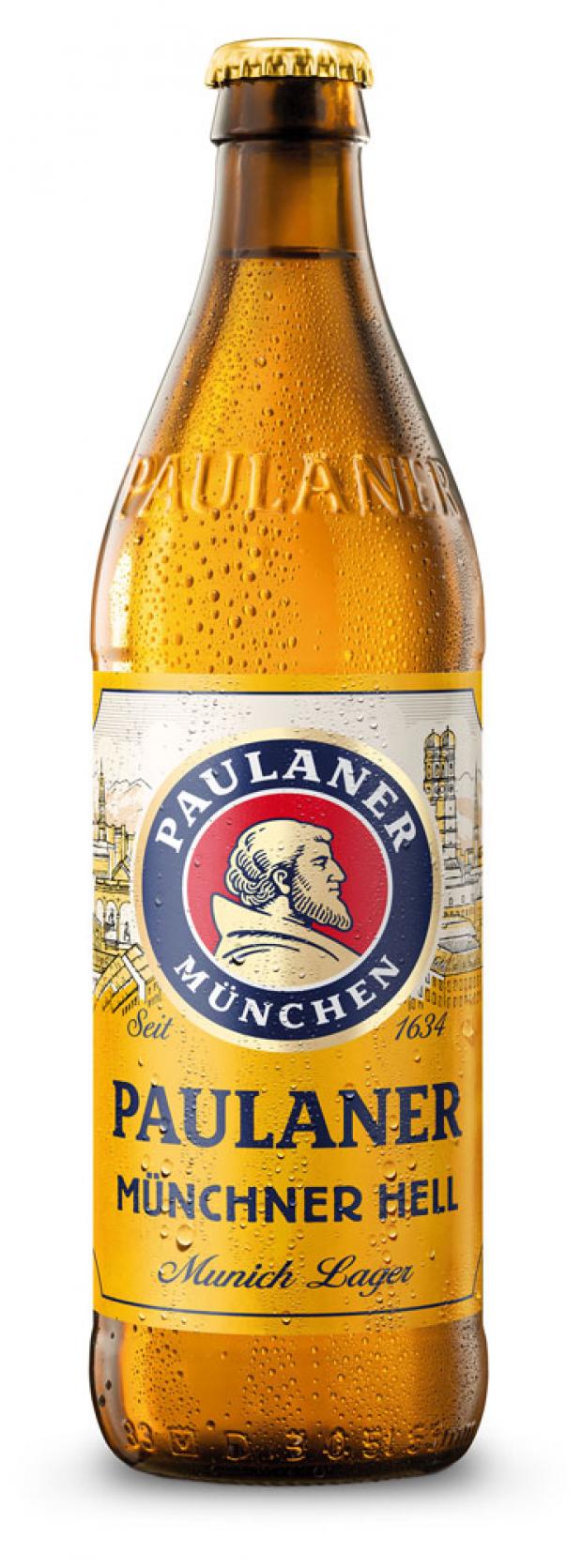 

Пиво Paulaner Original Munchner светлое фильтрованное 4,9%, 500 мл