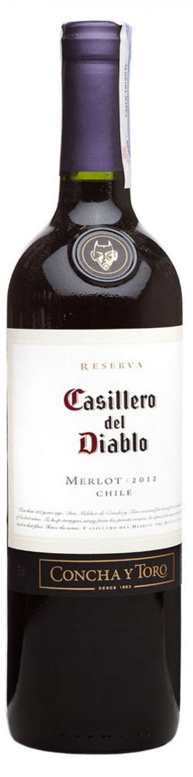 

Вино Casillero del Diablo Merlot красное сухое Чили, 0,75 л