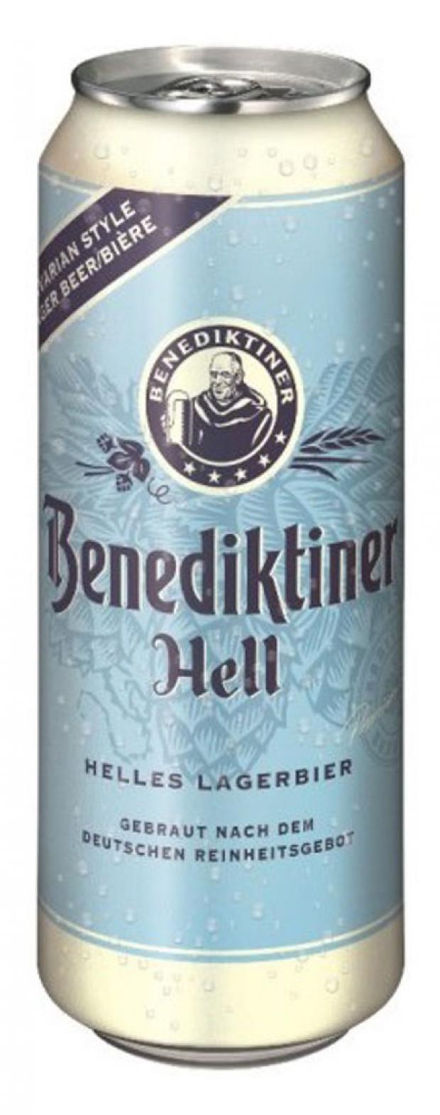 

Пиво Benediktiner Original Hell светлое фильтрованное 5%, 500 мл