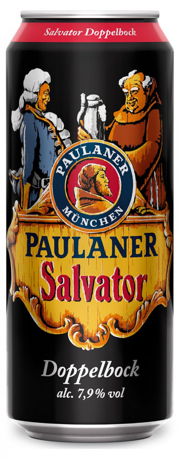 

Пиво Paulaner Salvator темное нефильтрованное 7,9%, 500 мл
