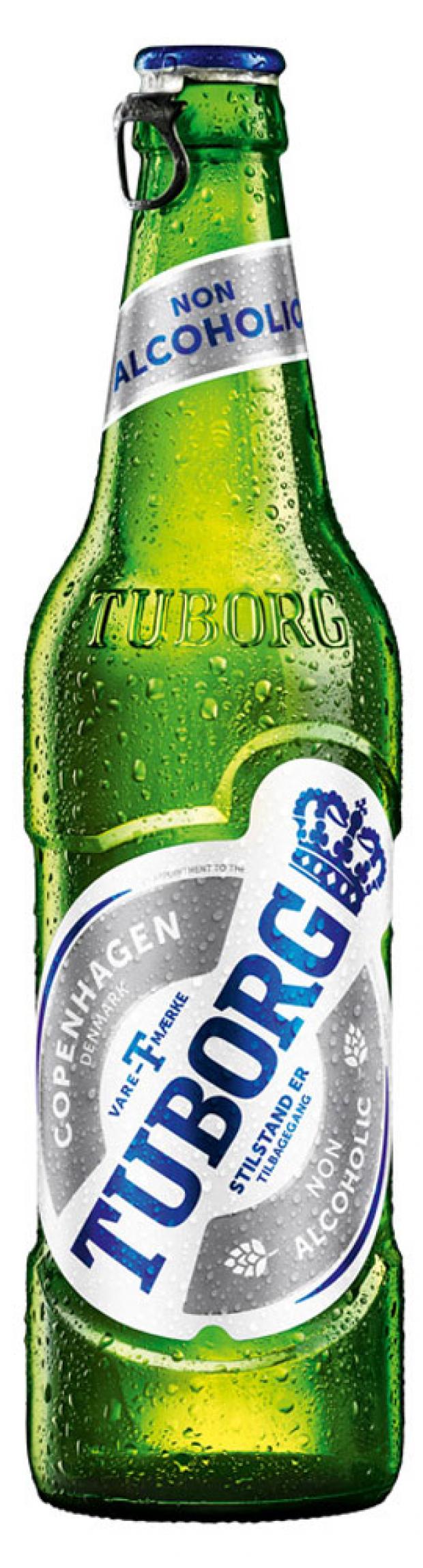 Пиво безалкогольное Tuborg светлое фильтрованное 0%, 480 мл