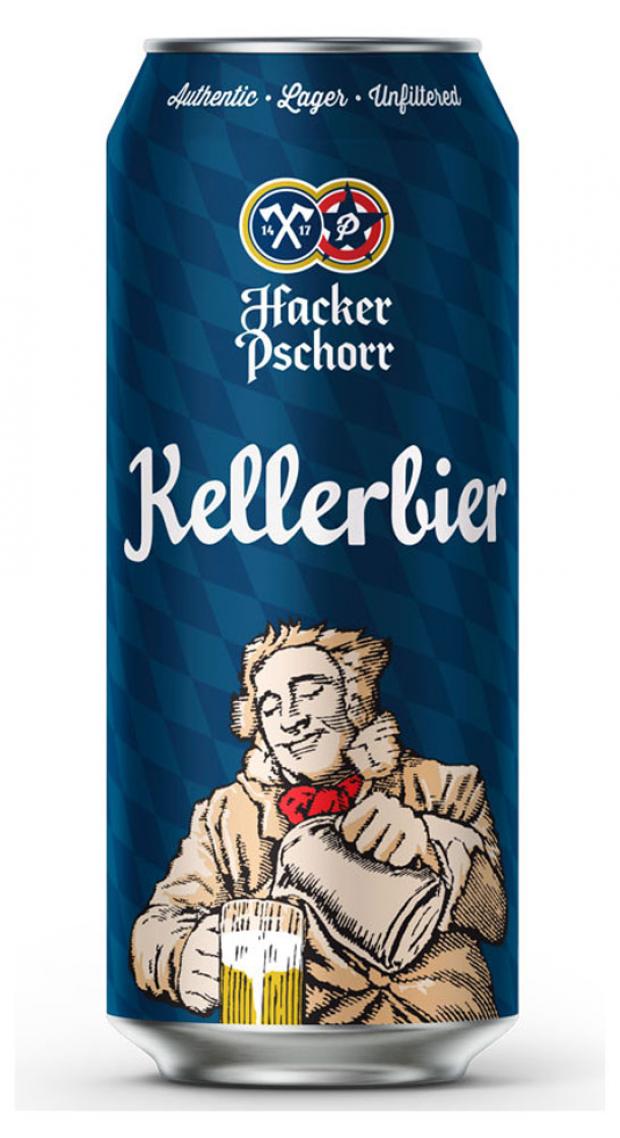 

Пиво Hacker Pschorr Kellerbier светлое нефильтрованное 5,5%, 500 мл