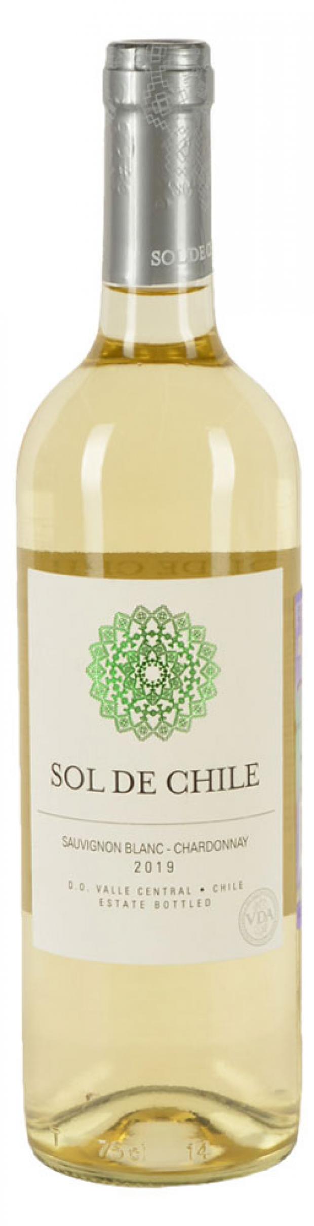 

Вино SOL DE CHILE Sauvignon Blanc Chardonnay белое сухое Чили, 0,75 л