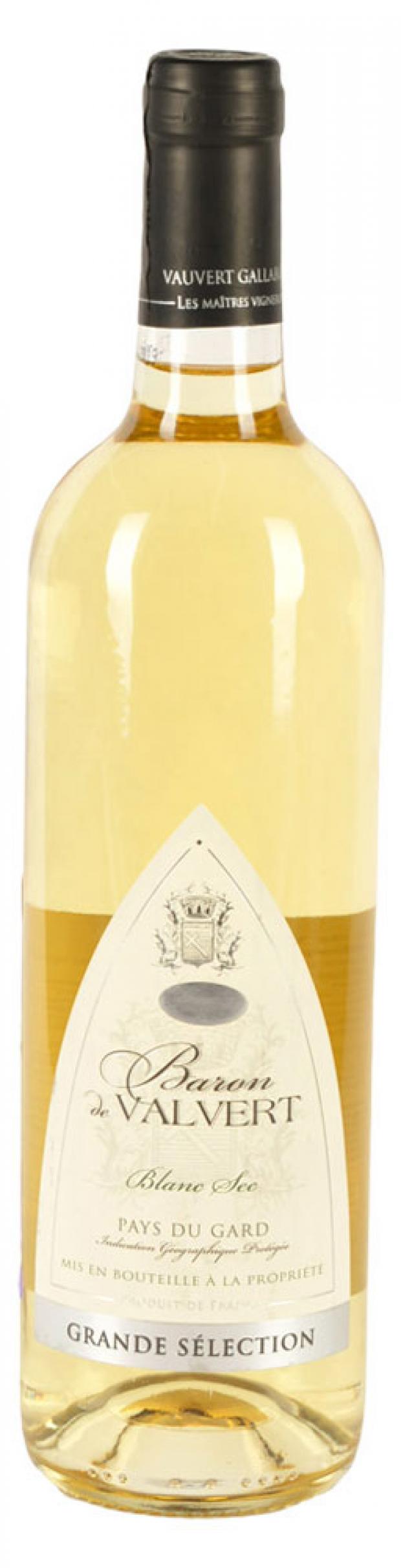 

Вино Baron de VALVERT Blanc белое сухое Франция, 0,75 л