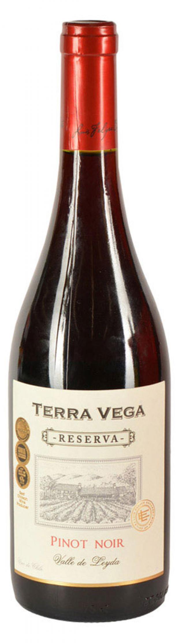 

Вино Terra Vega Reserva Pinot Noir красное сухое Чили, 0,75 л