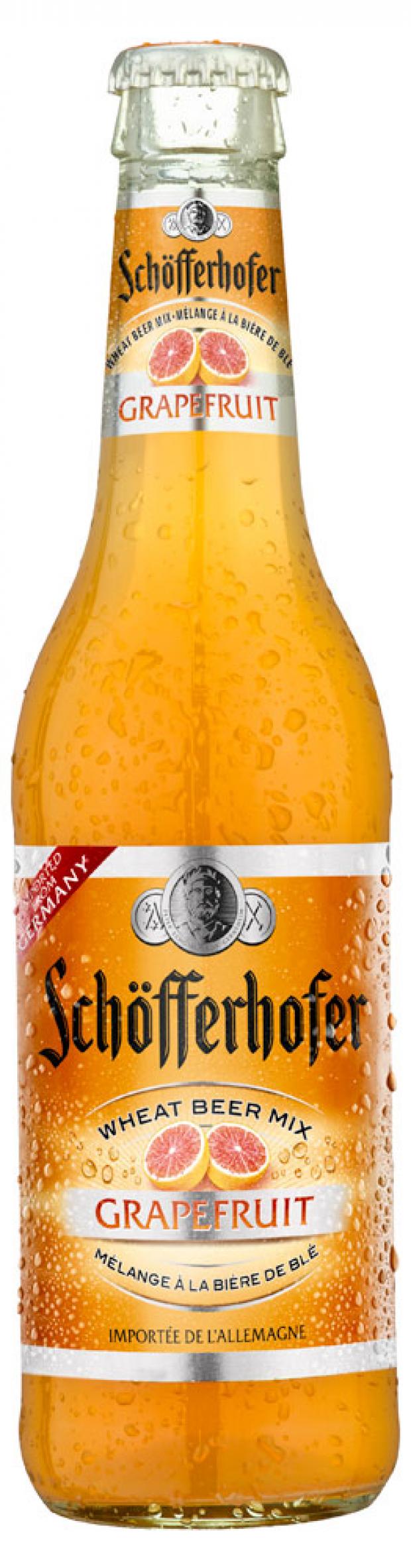

Пивной напиток Schofferhofer Grapefruit светлое нефильтрованное 2,5%, 330 мл