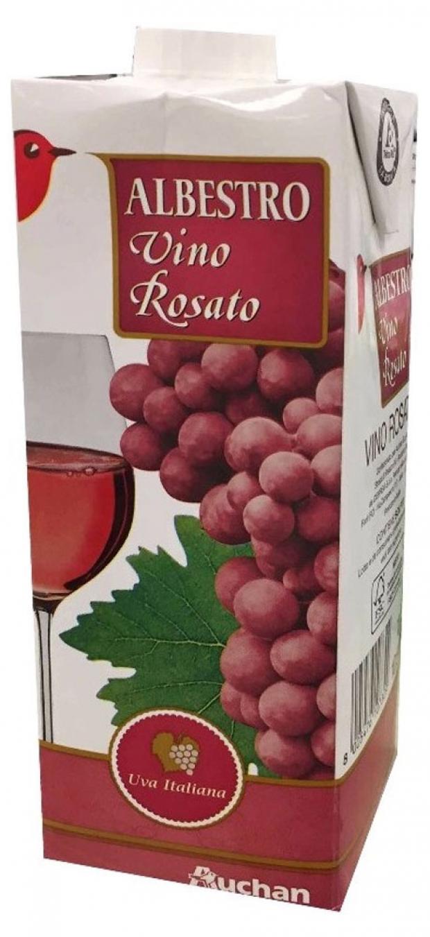 

Вино ALBESTRO Rosato розовое сухое Италия, 1 л