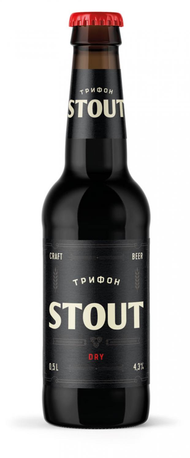 

Пиво «ТРИФОН» Stout темное фильтрованное 4,3%, 500 мл