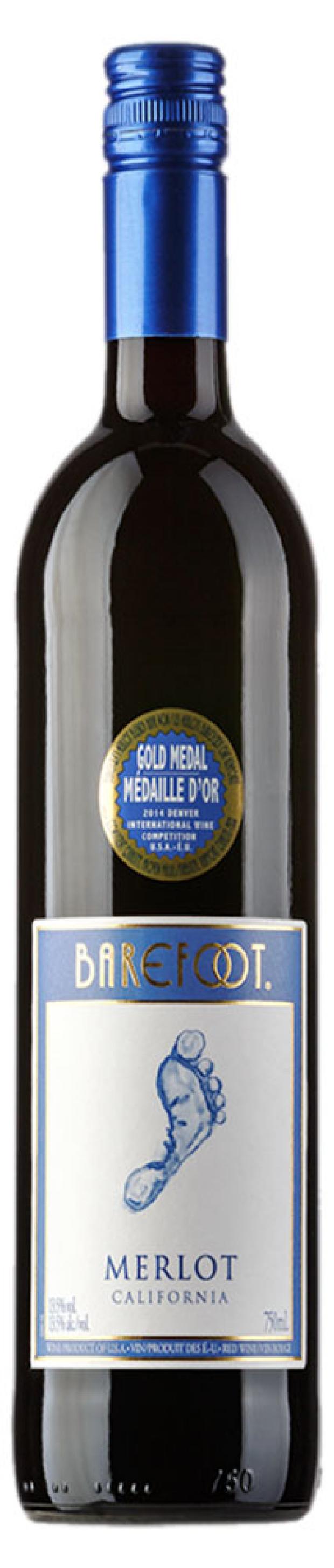 

Вино BAREFOOT Merlot красное полусухое США, 0,75 л