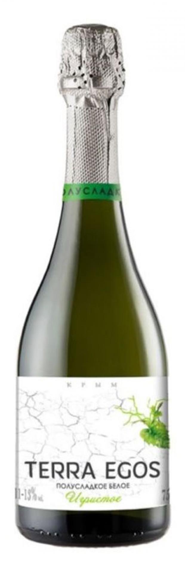 

Игристое вино TERRA-EGOS полусладкоебелое Россия, 0,75 л