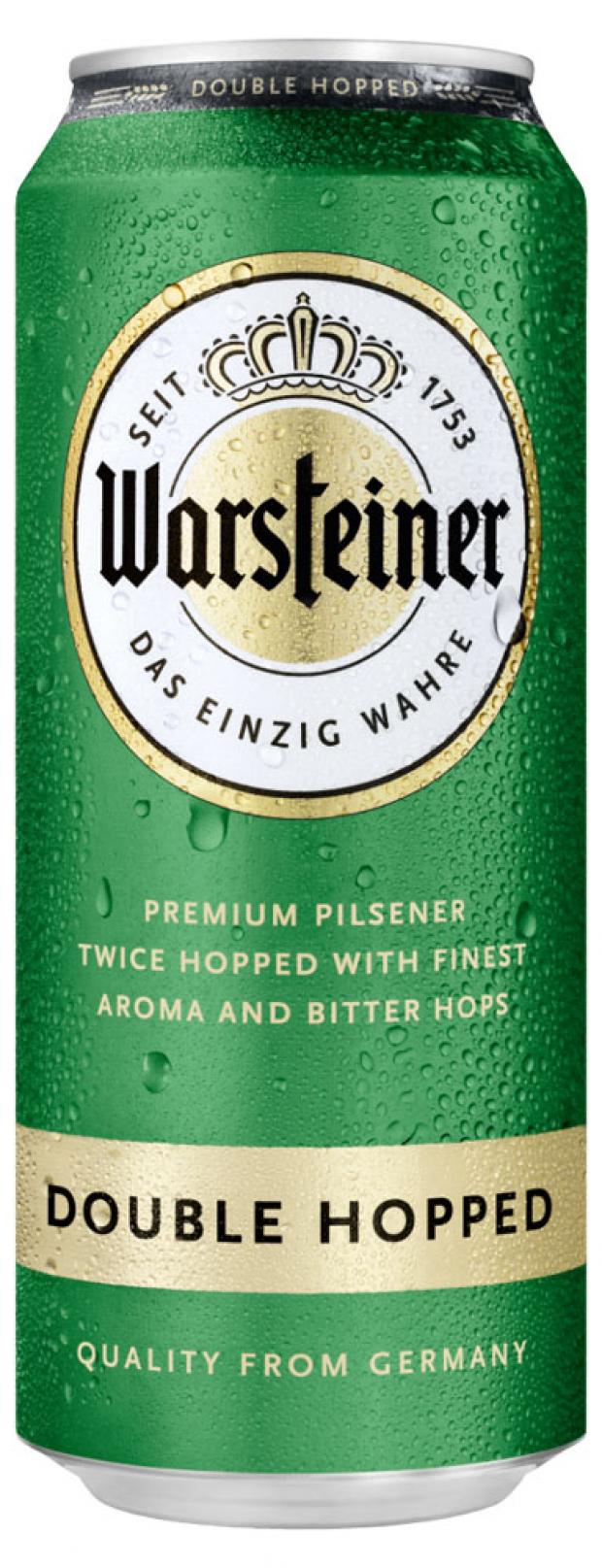 

Пиво Warsteiner Double Hopped светлое фильтрованное 4,8%, 500 мл