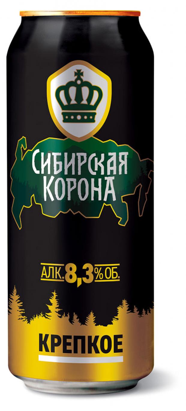 

Пиво «Сибирская Корона» крепкое фильтрованное 8,3%, 450 мл