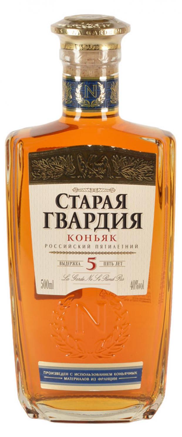 

Коньяк «Старая Гвардия» пятилетний Россия, 0,5 л