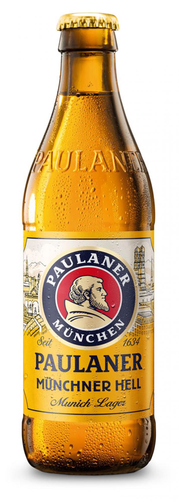 

Пиво Paulaner Munchner Hell светлое фильтрованное 4,9%, 330 мл