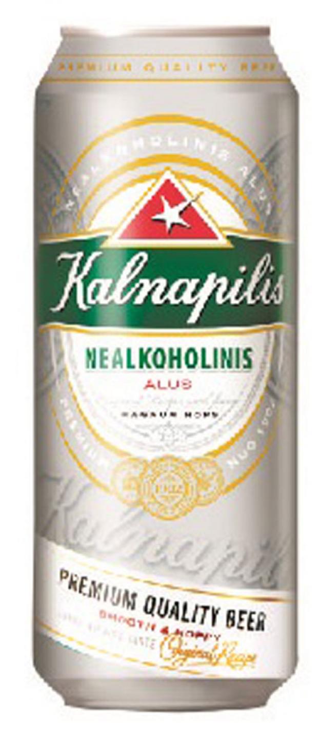 

Пиво безалкогольное Kalnapilis Nealkoholinis светлое фильтрованное 0%, 500 мл