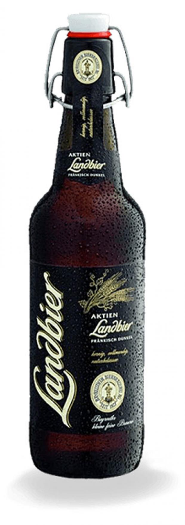 Пиво безалкогольное Landbier Bayreuther Original Dunkel темное фильтрованное 500 мл 207₽