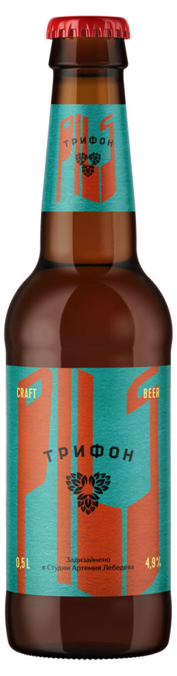 

Пиво «ТРИФОН» Pils светлое фильтрованное 4,9%, 500 мл