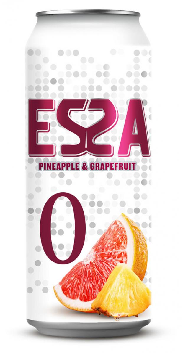 Пивной напиток безалкогольный ESSA Ананас Грейпфрут фильтрованный 0 450 мл 69₽