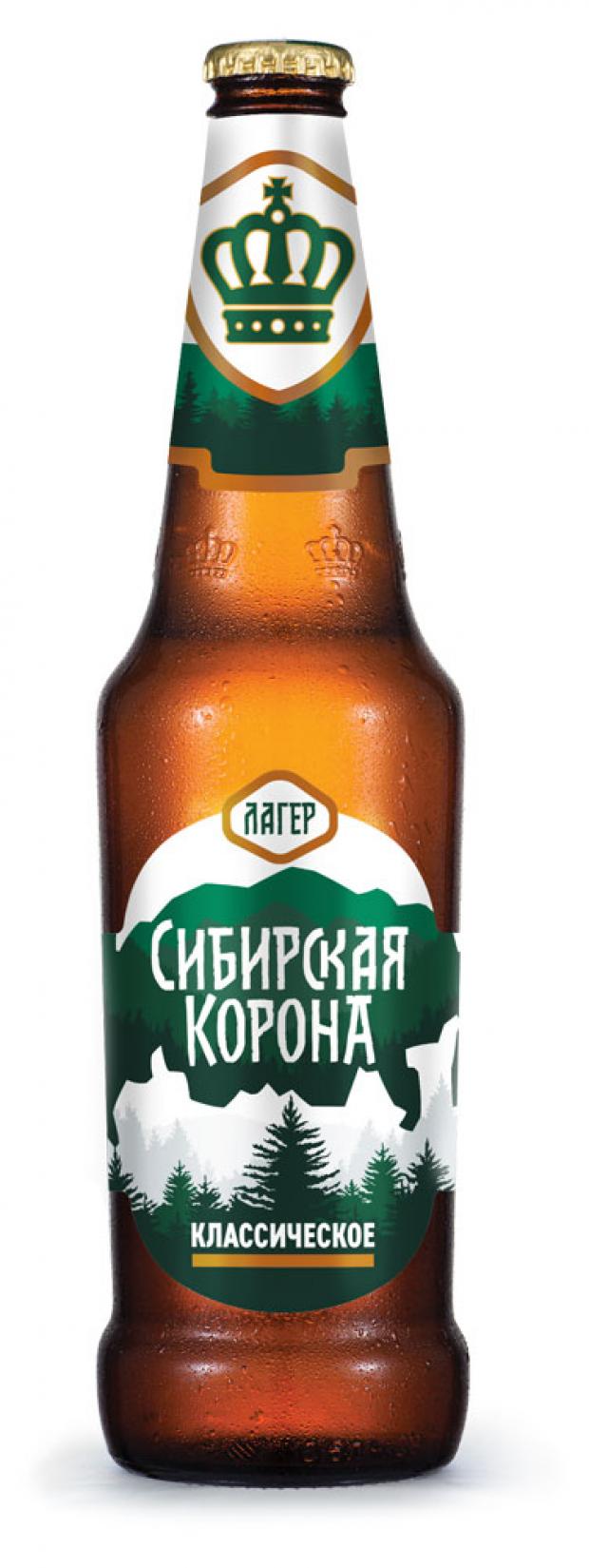 

Пиво «Сибирская Корона» Классическое светлое фильтрованное 5,3%, 450 мл