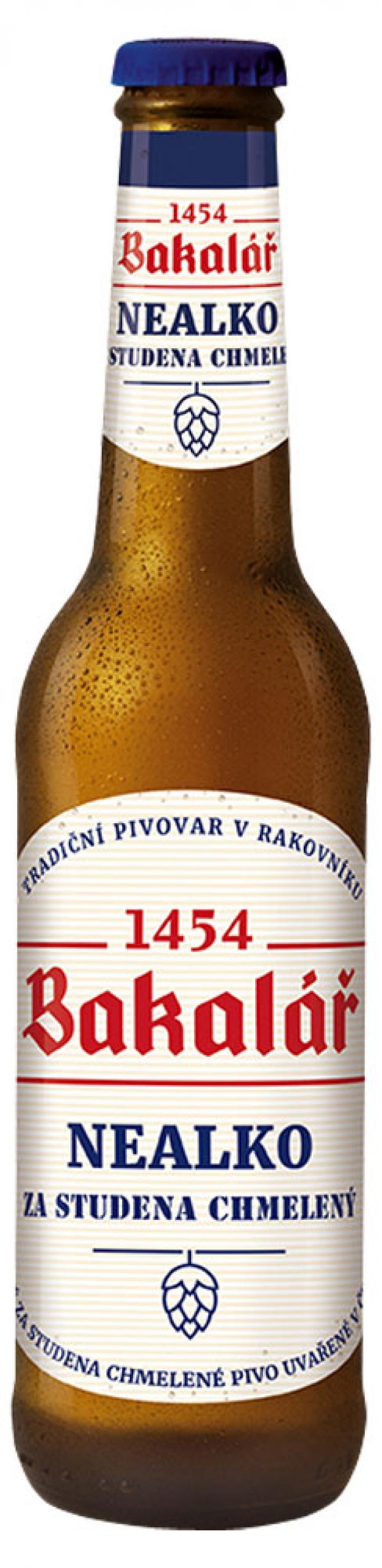 Пиво безалкогольное Bakalar Nealko Za Studena Chelemy светлое фильтрованное 05 330 мл 101₽