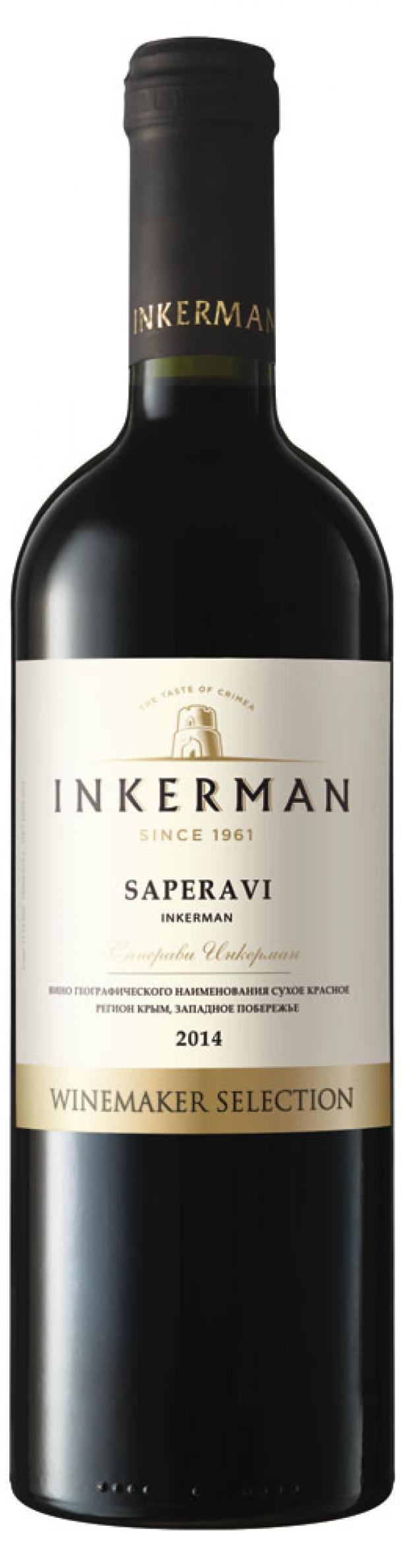 

Вино INKERMAN Саперави Winemakers Selection красное сухое Россия, 0,75 л