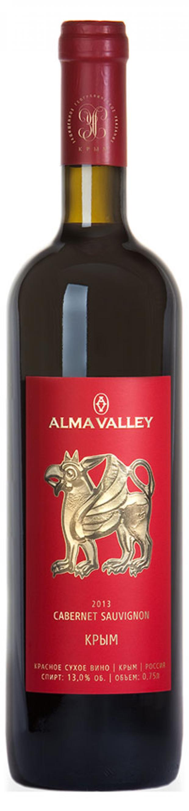 

Вино ALMA VALLEY CABERNET SAUVIGNON сухое красное Россия, 0,75 л