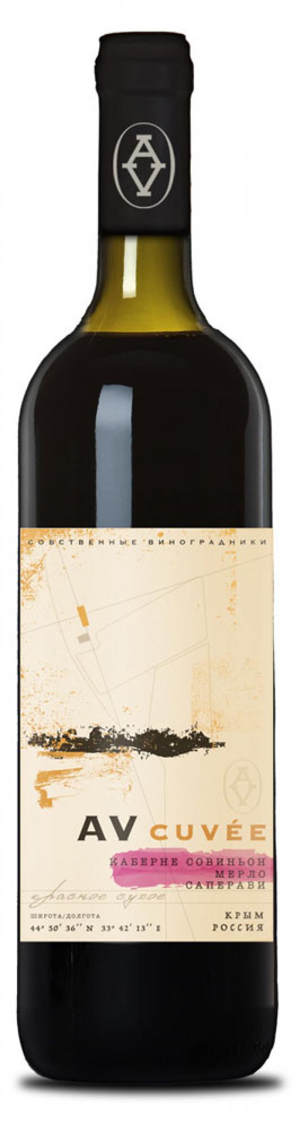 

Вино ALMA VALLEY AV CUVEE Cabernet Sauvignon Merlot Saperavi сухое красное Россия, 0,75 л