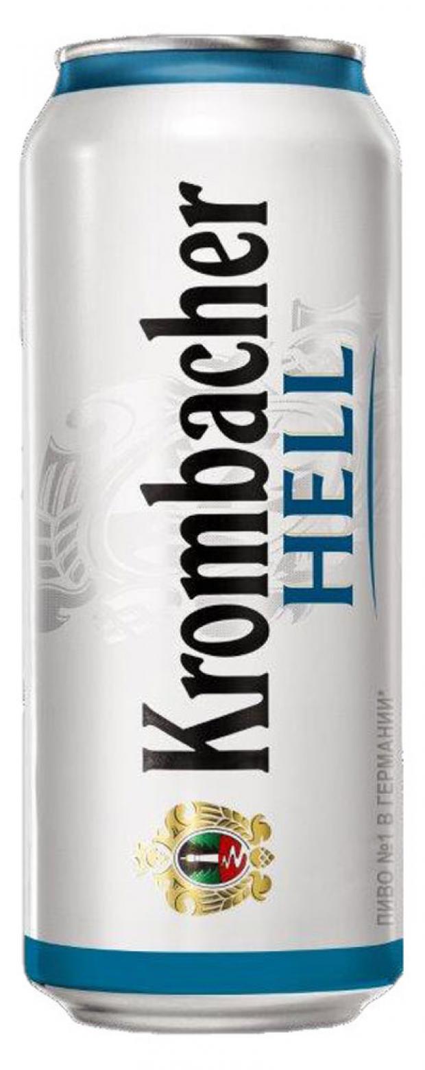 

Пиво Krombacher Hell светлое фильтрованное 5%, 500 мл