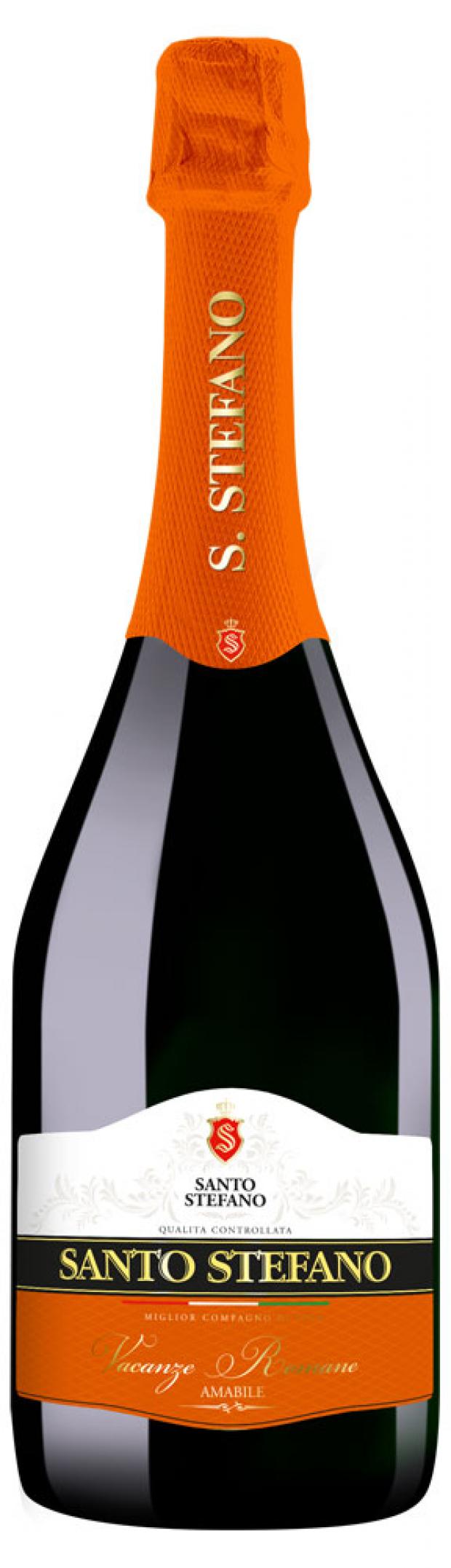 Игристое вино Santo Stefano Vacanze Romane Amabile белое полусладкое Россия, 0,75 л