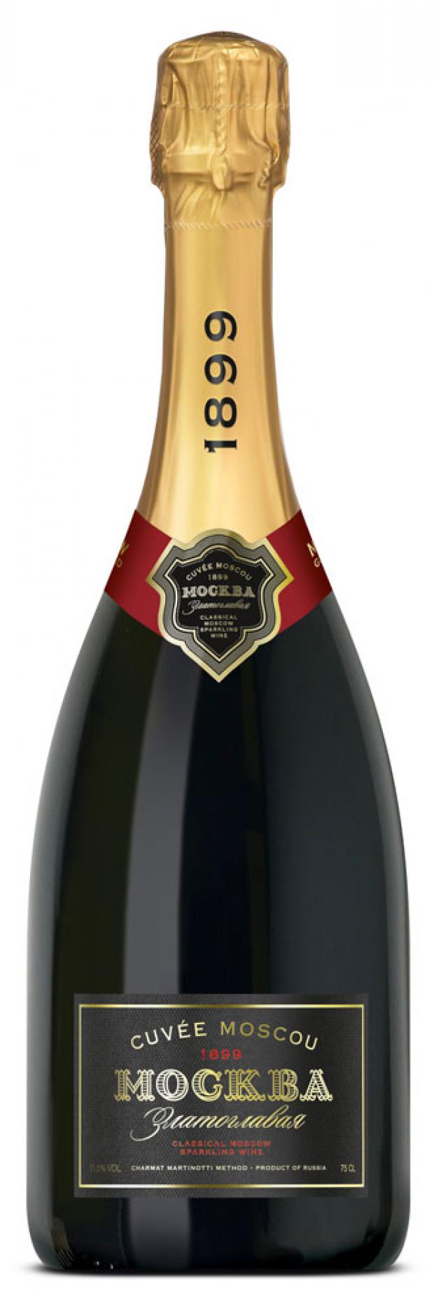 

Игристое вино CUVEE MOSCOU Москва Златоглавая белое брют Россия, 0,75 л