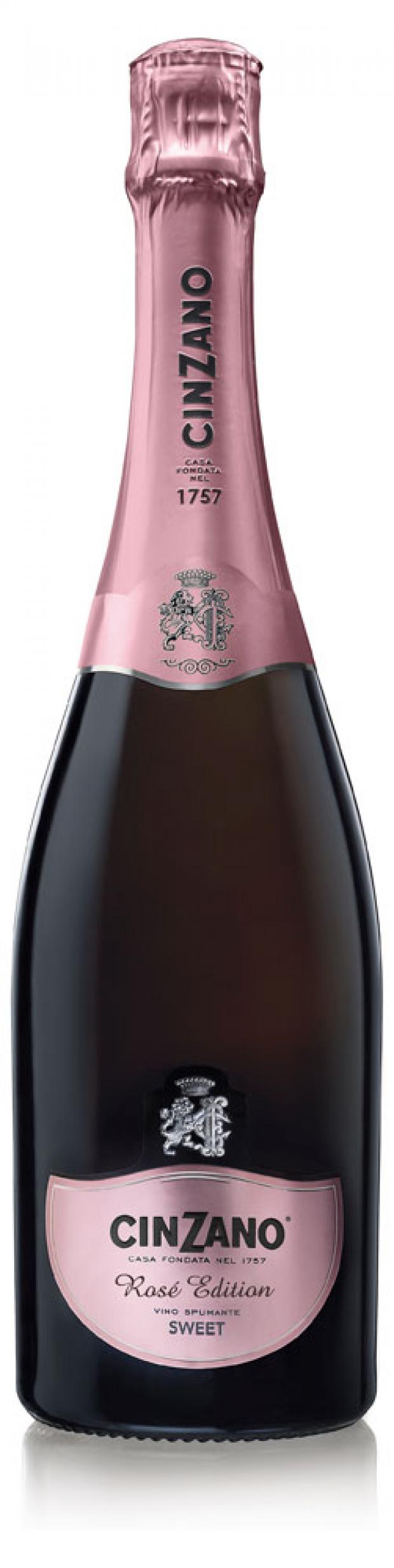 Игристое вино CinZano Rose Edition розовое полусладкое Италия, 0,75 л