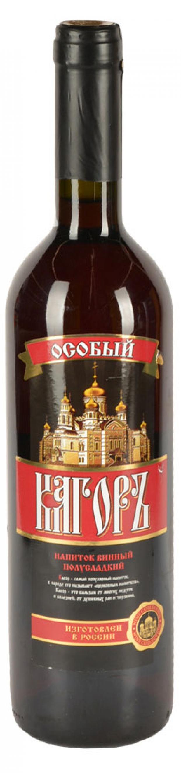 

Винный напиток «Кагор» Особый красный полусладкий Россия, 0,7 л