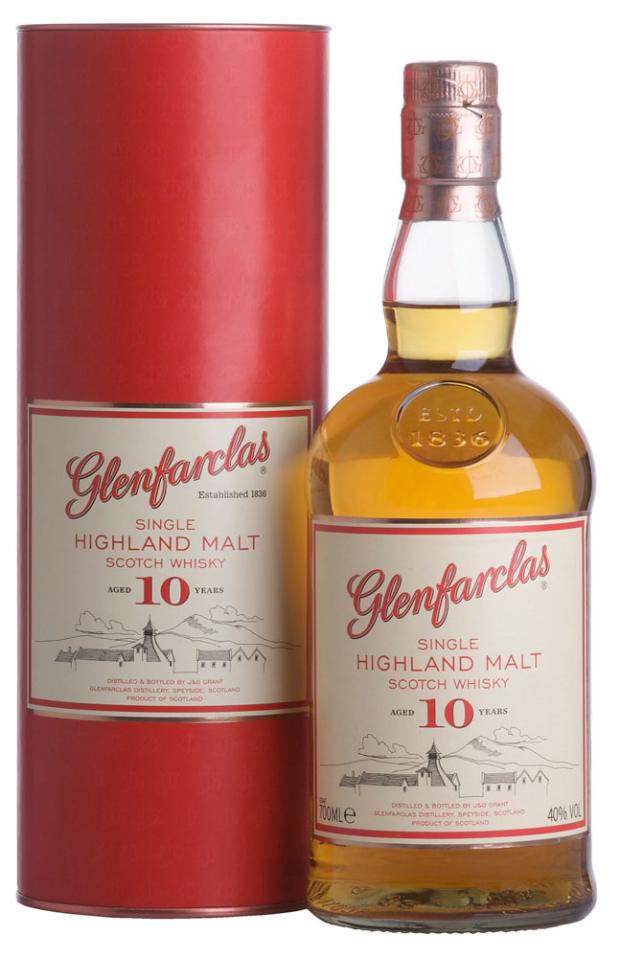 

Виски Glenfarclas 10 лет в подарочной упаковке Великобритания, 0,7 л