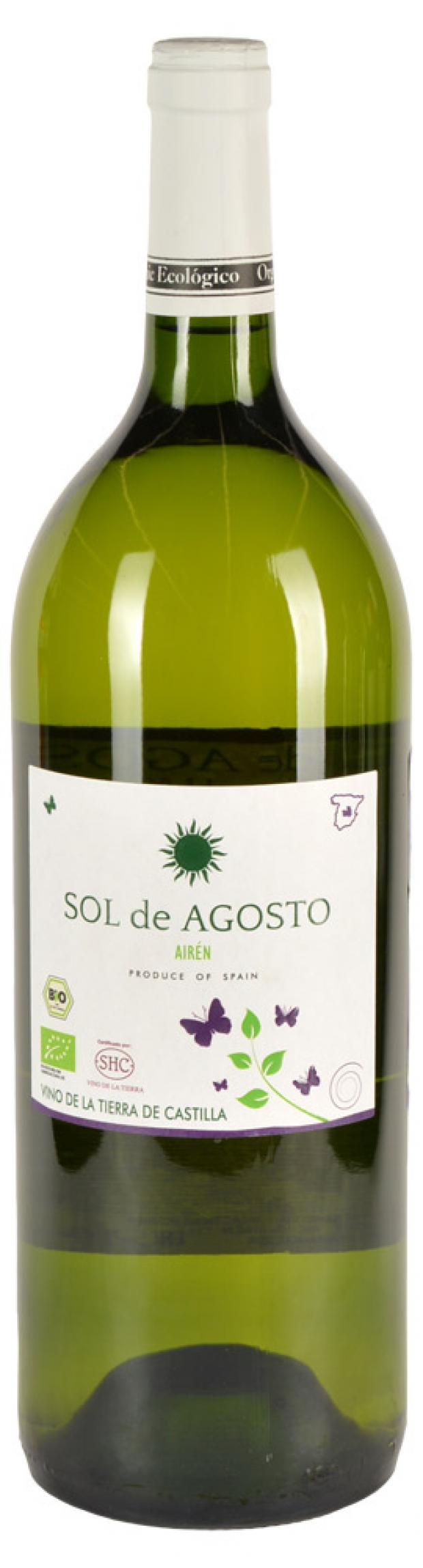 

Вино SOL de AGOSTO Airen белое сухое Испания, 1,5 л