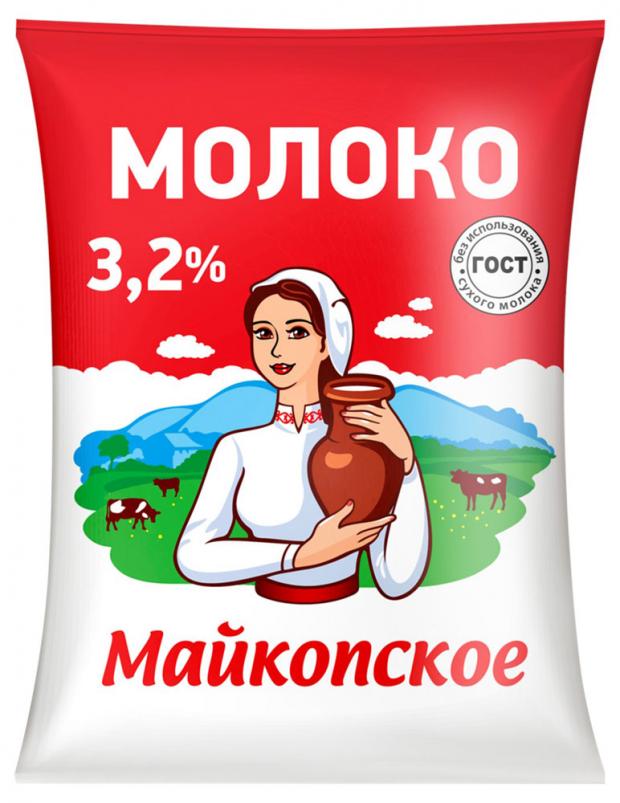 

Молоко питьевое «Майкопская молочная продукция» пастеризованное 3,2%, 900 мл